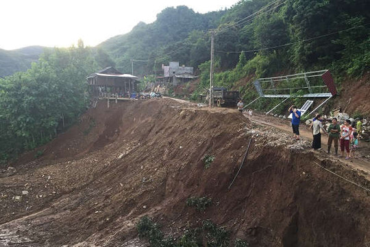 Sơn La: Cảnh báo nguy cơ sạt lở đất tại 4 huyện