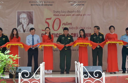 Triển lãm 50 năm thực hiện Di chúc của Chủ tịch Hồ Chí Minh