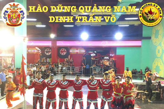 Dinh Trấn Võ Quảng Nam (Việt Nam) đạt giải Nhất Lân Địa bửu tại Lễ hội Lân Sư Rồng Quốc tế Đà Nẵng 2019