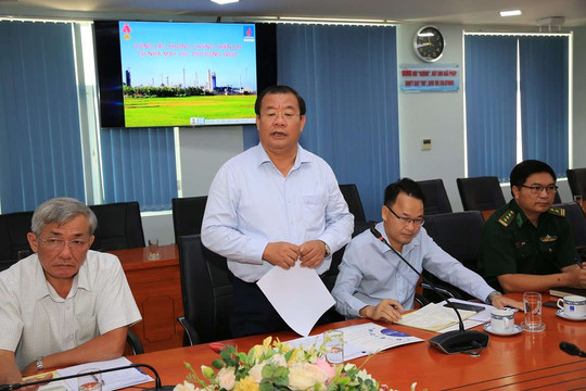 UBND tỉnh Quảng Ngãi kiểm tra công tác phòng chống thiên tai tại BSR