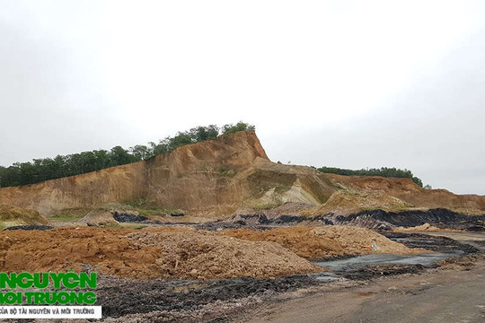 Thanh Hóa: Đình chỉ hoạt động khai thác mỏ đất của Công ty Việt Lào vì mắc nhiều sai phạm