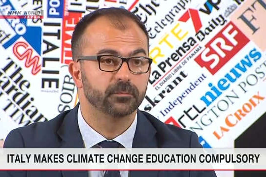 Italy đưa biến đổi khí hậu vào chương trình học bắt buộc