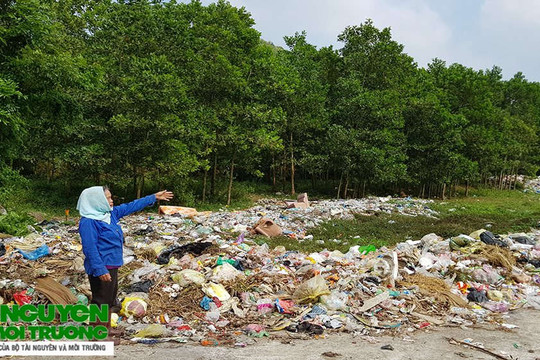 Cẩm Thủy (Thanh Hóa): Người dân khổ vì bãi rác “bội thực”
