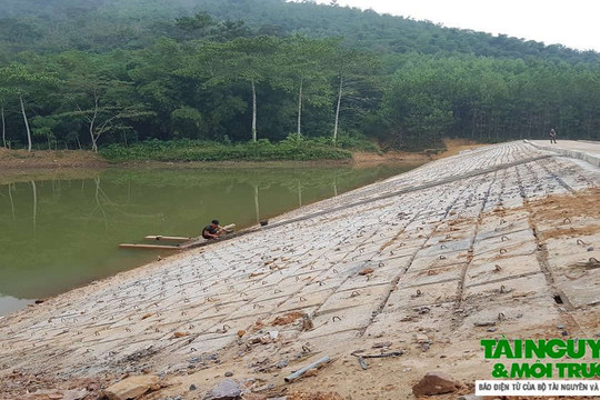 Cẩm Thủy (Thanh Hóa): Dự án hồ Khỉn tiền tỷ chưa bàn giao đã hư hỏng