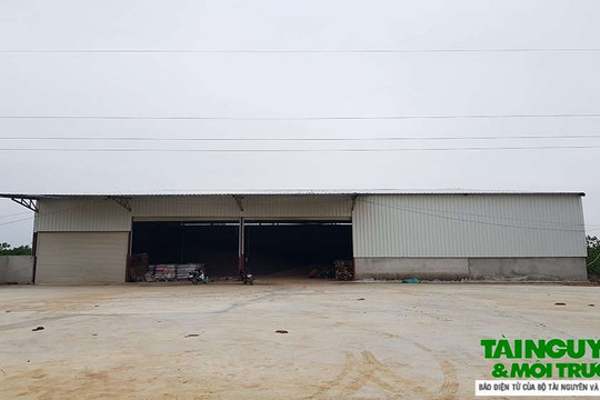 Triệu Sơn (Thanh Hóa): Xây dựng xưởng chế biến than trái phép trên đất thầu khoán