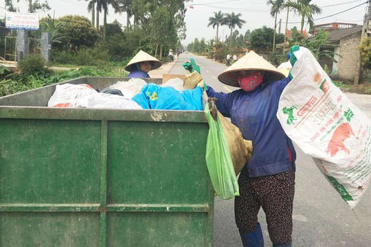 Hải Dương: 85,6% lượng rác thải sinh hoạt ở nông thôn được thu gom, xử lý
