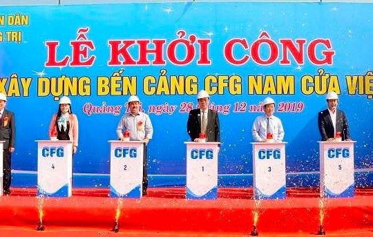 Quảng Trị khởi công dự án Bến cảng CFG Nam Cửa Việt 640 tỷ đồng