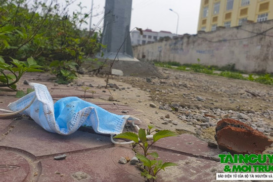 TP. Thanh Hóa: Tiềm ẩn nguy cơ lây lan dịch bệnh từ rác thải khẩu trang