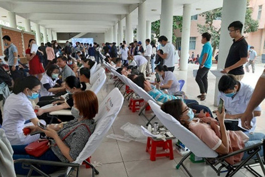 Đà Nẵng: Sôi nổi ngày Hội hiến máu tình nguyện năm 2020