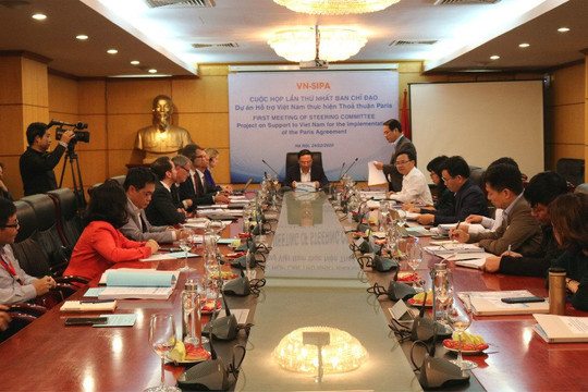 Cuộc họp lần thứ nhất Ban chỉ đạo dự án “Hỗ trợ Việt Nam thực hiện thỏa thuận Paris”