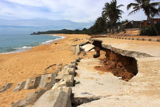 Thu hồi hàng tỉ đồng cho nhà thầu tạm ứng khi chưa thi công tuyến đê biển