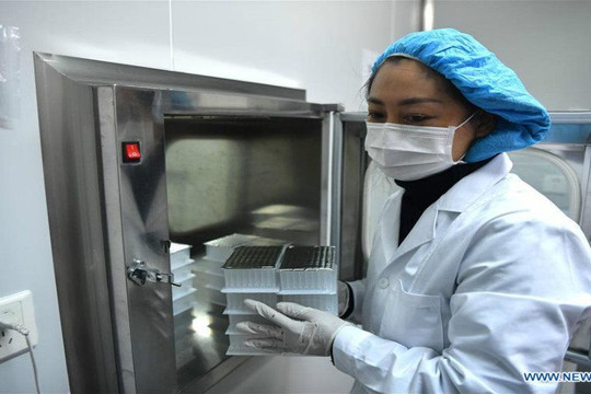 Trung Quốc: Tăng cường sản xuất bộ dụng cụ thử axit nucleic để phát hiện nhanh virus corona