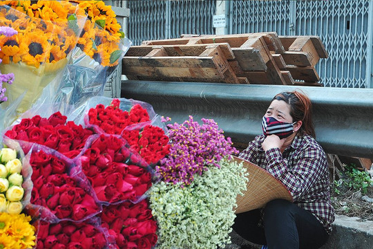 Ngày 8/3: Nỗi niềm của những người phụ nữ bán hoa