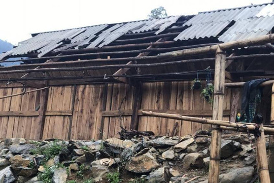 Lai Châu: Mưa đá khiến hơn 1.000 ngôi nhà bị hư hỏng