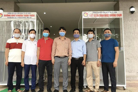 Quảng Ninh: Chế tạo thành công thiết bị tự động phòng, chống dịch Covid-19