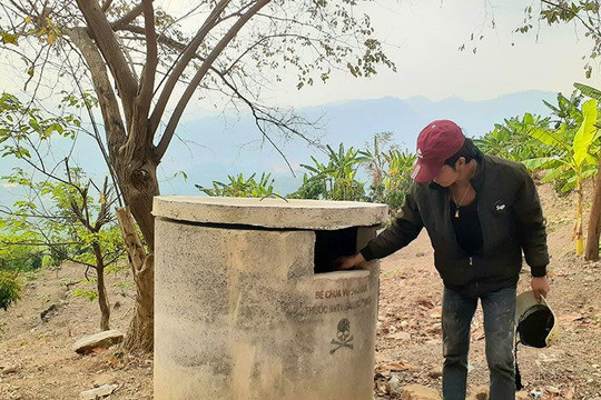 Điện Biên: Lãng phí bể thu gom bao bì thuốc bảo vệ thực vật đã qua sử dụng