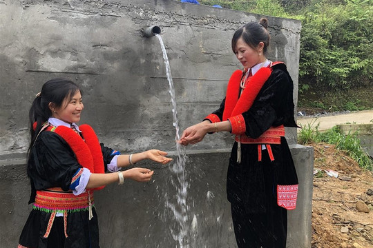 Cao Bằng có hơn 89% người dân nông thôn được sử dụng nước sạch, hợp vệ sinh