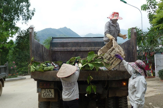 Sơn La: Tỷ lệ chất thải rắn nông thôn thu gom đạt 66,5%