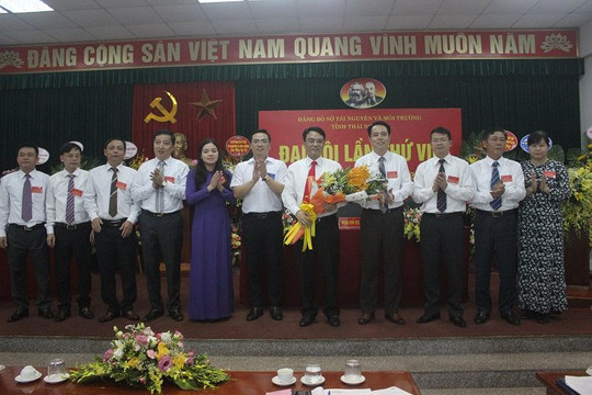 Đại hội Đảng bộ Sở Tài nguyên và Môi trường Thái Nguyên lần thứ VIII, nhiệm kỳ 2020-2025