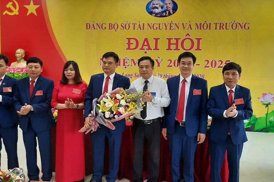 Đảng bộ Sở TN&MT Lạng Sơn tổ chức Đại hội nhiệm kỳ 2020 - 2025