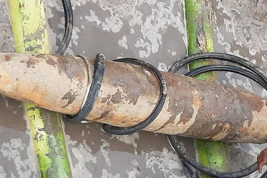 Quảng Nam: Tiêu hủy  quả bom  nặng 230kg trong khu vực trại giam