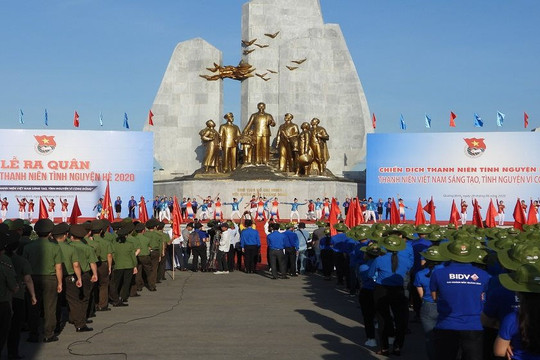 Quảng Bình: Ra quân Chiến dịch Thanh niên tình nguyện hè 2020