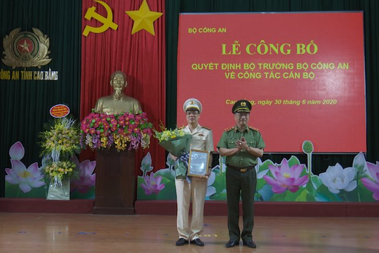 Lạng Sơn và Cao Bằng có tân Giám đốc Công an tỉnh