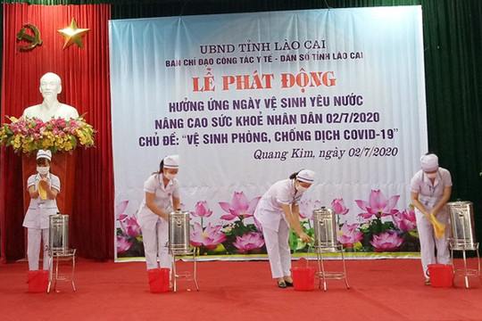 Lào Cai: Hưởng ứng ngày Vệ sinh yêu nước và ra quân dọn dẹp vệ sinh môi trường.