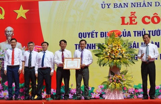 Công nhận thành phố Yên Bái hoàn thành nhiệm vụ xây dựng nông thôn mới năm 2019