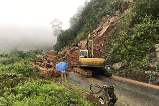 Lai Châu: Mưa lớn gây sạt lở nhiều tuyến đường
