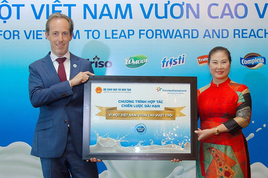 Sữa Cô Gái Hà Lan đầu tư 55 tỷ đồng vào Chương trình “Vì một Việt Nam vươn cao vượt trội”