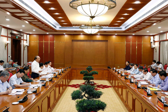 Bộ Chính trị làm việc về chuẩn bị đại hội các đảng bộ trực thuộc Trung ương nhiệm kỳ 2020 - 2025