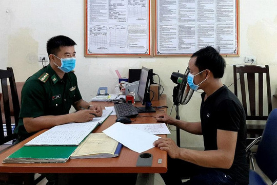 Đồn biên phòng cửa khẩu cảng Ninh Bình thực hiện nghiêm công tác phòng chống dịch COVID-19
