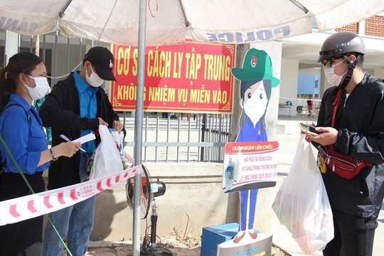 Đà Nẵng: Đội thanh niên tình nguyện đồng hành cùng thành phố chống dịch