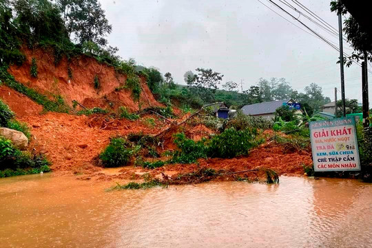 Lai Châu: Chủ động ứng phó với tình hình mưa lũ, sạt lở đất 