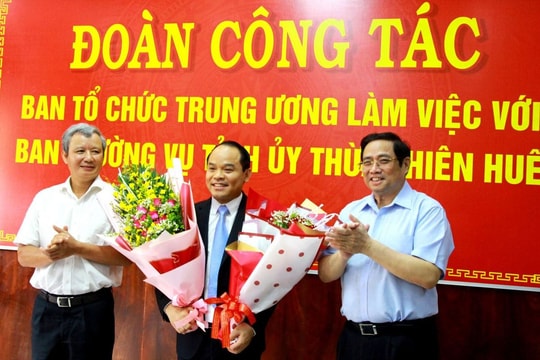 Ban Bí thư Trung ương Đảng chuẩn y tân Phó Bí thư Tỉnh ủy