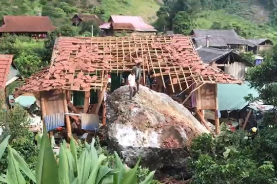 TP Sơn La: Sạt lở đá làm 1 người chết, 1 người bị thương 