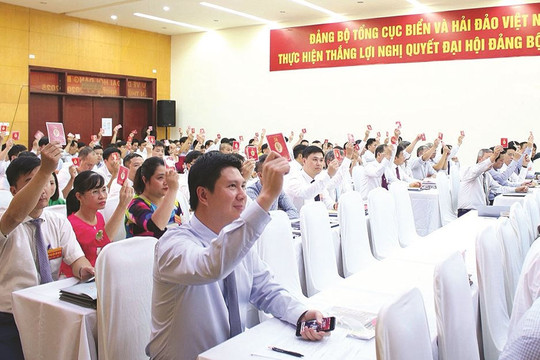 Đảng bộ Tổng cục Biển và hải đảo Việt Nam: Gìn giữ đoàn kết thống nhất nội bộ, xây dựng đơn vị vững mạnh