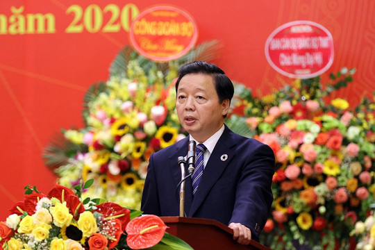 Bộ  trưởng Trần Hồng Hà: Xây dựng ngành TN&MT hiện đại, hội nhập, đáp ứng yêu cầu phát triển của đất nước trong giai đoạn mới