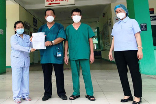 Thêm 1 bệnh nhân Covid-19 ở Đà Nẵng khỏi bệnh và xuất viện