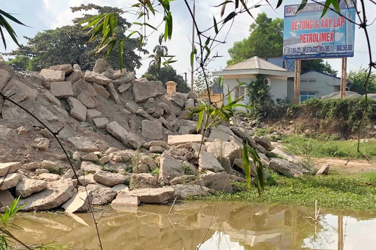 Tiên Lữ (Hưng Yên): Trạm trộn bê tông Petrolimex gây ô nhiễm môi trường