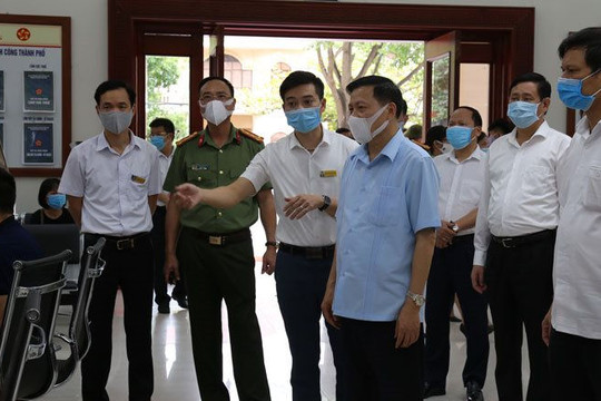 Bắc Ninh: Lãnh đạo tỉnh kiểm tra công tác phòng, chống dịch COVID-19 trên địa bàn