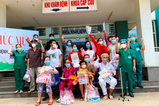 Thêm 5 bệnh nhân Covid-19 ở Đà Nẵng khỏi bệnh và xuất viện