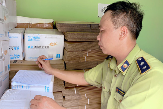 Hà Đông, Hà Nội: Tịch thu 72.540 chiếc găng tay không rõ nguồn gốc