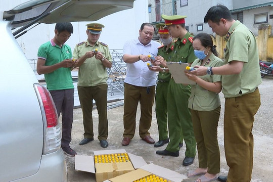 Thanh Hóa: Bắt giữ 5.100 lọ thuốc bảo vệ thực vật không được phép lưu hành tại Việt Nam