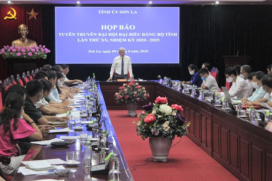 Đại hội Đảng bộ tỉnh Sơn La lần thứ XV nhiệm kỳ 2020-2025 diễn ra từ ngày 22-24/9