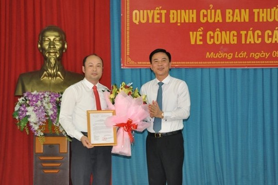 Thanh Hóa: Điều động, bổ nhiệm nhân sự huyện Mường Lát và Quan Sơn