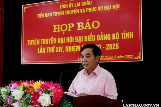 Lai Châu: Sẵn sàng cho Đại hội đại biểu Đảng bộ tỉnh lần thứ XIV