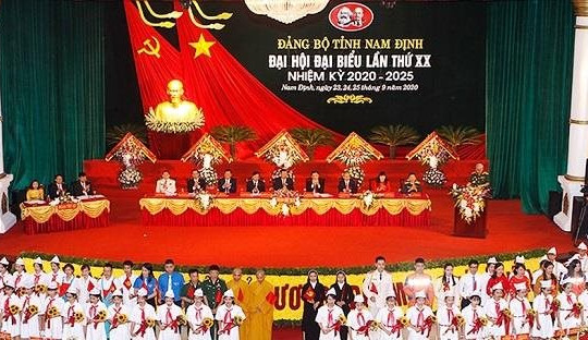 Khai mạc Đại hội đại biểu Đảng bộ tỉnh Nam Định lần thứ XX, nhiệm kỳ 2020 - 2025