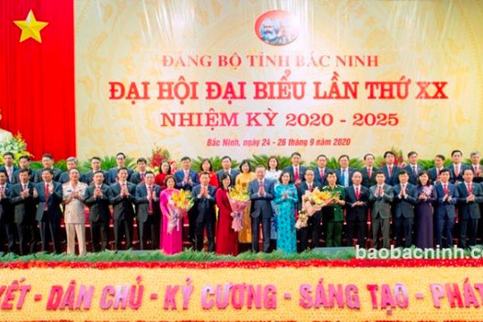 48 đồng chí trúng cử Ban Chấp hành Đảng bộ tỉnh Bắc Ninh khóa XX, nhiệm kỳ 2020- 2025